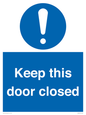 MA5329: Keep this door closed