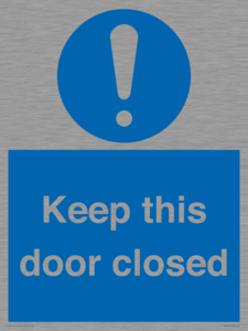 MA5329: Keep this door closed