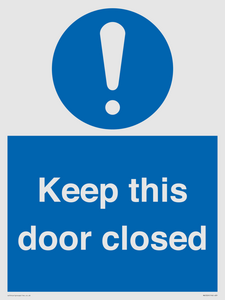 MA5329: Keep this door closed