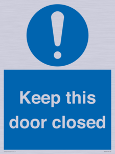 MA5329: Keep this door closed