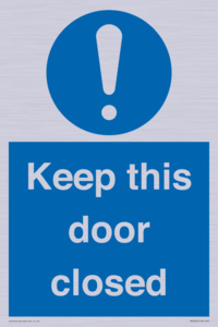 MA5329: Keep this door closed