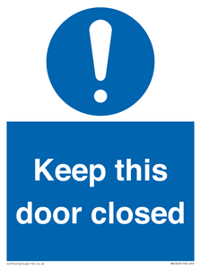 MA5329: Keep this door closed