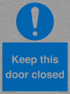 MA5329: Keep this door closed