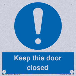 MA5329: Keep this door closed