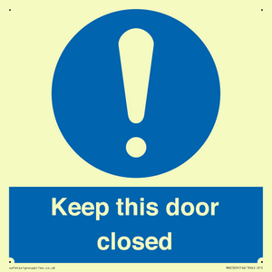 MA5329: Keep this door closed