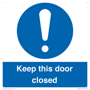 MA5329: Keep this door closed