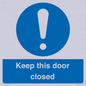 MA5329: Keep this door closed
