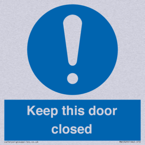 MA5329: Keep this door closed