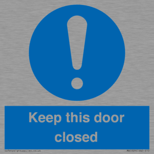 MA5329: Keep this door closed