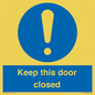 MA5329: Keep this door closed