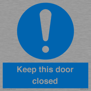 MA5329: Keep this door closed