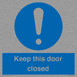 MA5329: Keep this door closed