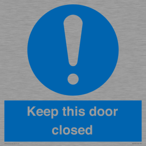 MA5329: Keep this door closed