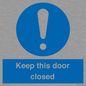 MA5329: Keep this door closed