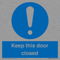 MA5329: Keep this door closed