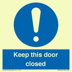 MA5329: Keep this door closed