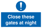 MA5343: Close these gates at night