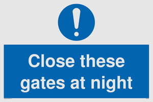 MA5343: Close these gates at night