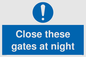 MA5343: Close these gates at night