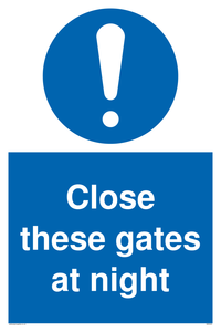 MA5343: Close these gates at night