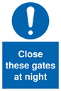 MA5343: Close these gates at night
