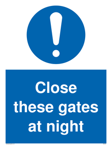 MA5343: Close these gates at night