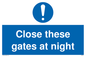 MA5343: Close these gates at night