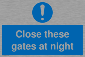 MA5343: Close these gates at night