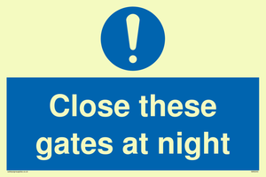 MA5343: Close these gates at night