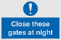 MA5343: Close these gates at night