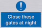 MA5343: Close these gates at night