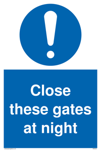 MA5343: Close these gates at night