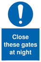 MA5343: Close these gates at night