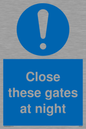 MA5343: Close these gates at night