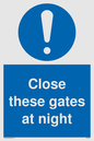 MA5343: Close these gates at night