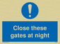 MA5343: Close these gates at night