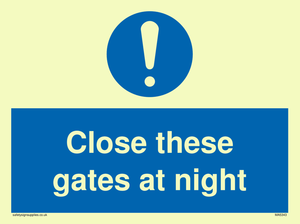 MA5343: Close these gates at night