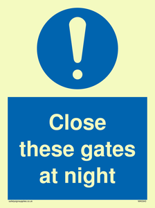 MA5343: Close these gates at night