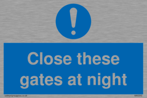 MA5343: Close these gates at night