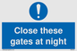 MA5343: Close these gates at night