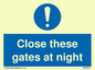MA5343: Close these gates at night