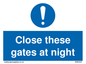 MA5343: Close these gates at night
