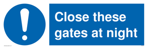 MA5343: Close these gates at night