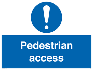 MA5438: Pedestrian access