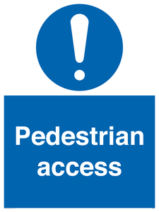 MA5438: Pedestrian access