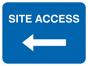 MA5517: Site access (Arrow left)