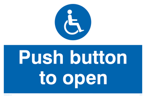 MA5578: Push button to open