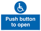 MA5578: Push button to open
