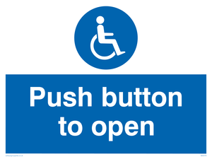 MA5578: Push button to open