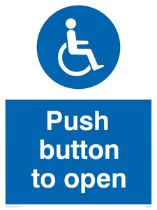 MA5578: Push button to open